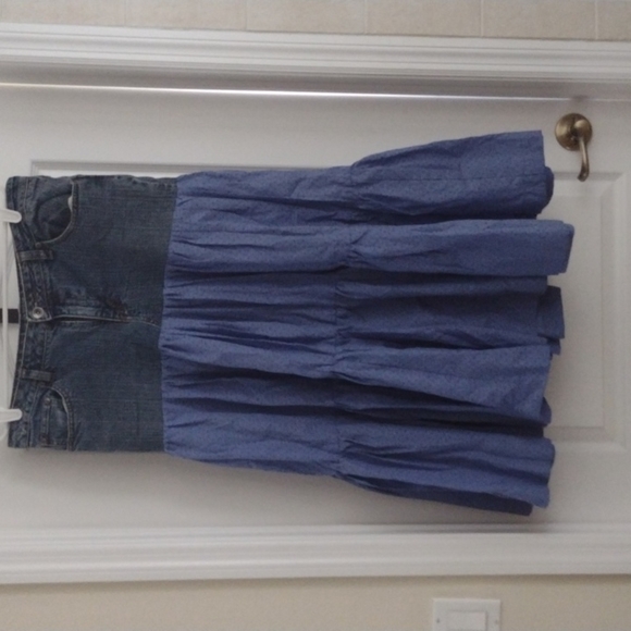 St John's Bay Jeans made into a skirt - Picture 1 of 4